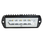 Lumitec Capri2 - Flush Mount LED Flood Light - Black Housing - 2-Color White/Blue Dimming (101186)