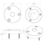 Lumitec Anywhere - LED Utility Light - Spectrum RGBW, Brushed (101037)