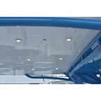 Lumitec Orbit Flush Mount LED Down Light, White/Red/Blue/Purple, Black Finish, IP67, 10-30V (112550)