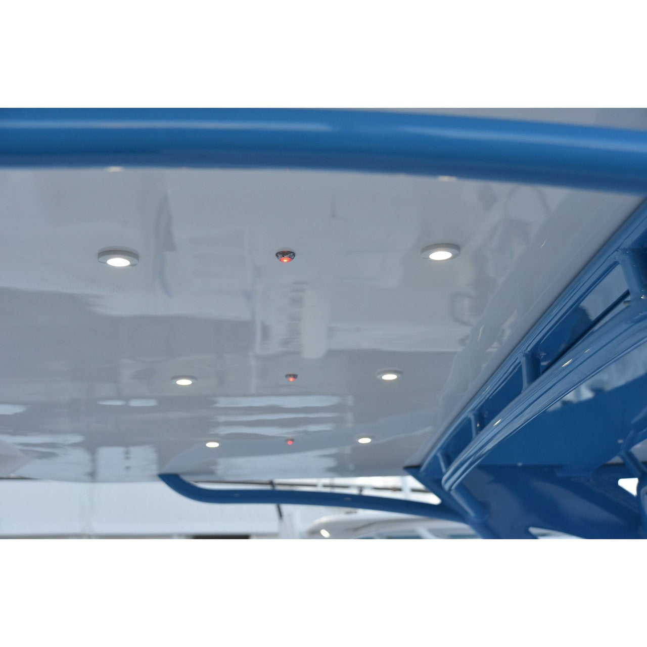 Lumitec Orbit Flush Mount LED Down Light, White/Red/Blue/Purple, Black Finish, IP67, 10-30V (112550)