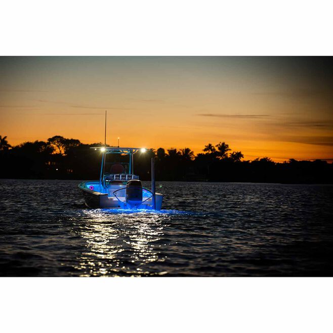 Lumitec Masthead 360 All-Round Contour 39" Combo Light, 12/24VDC Black Shaft With Angler Motorized Mount (101907)