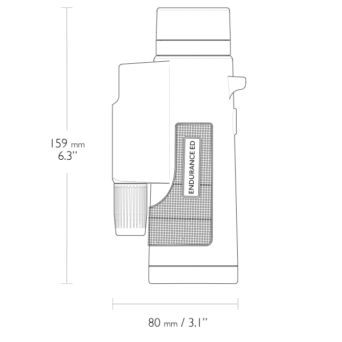 Hawke Optics Endurance ED 7x42 Marine Monocular - Blue (36520)