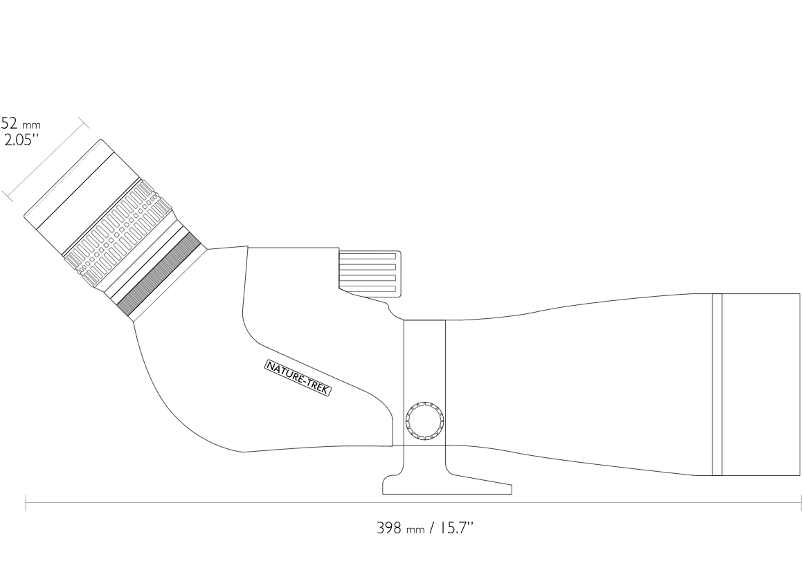 Hawke Optics Nature-Trek 20-60x80 Spotting Scope (55201)
