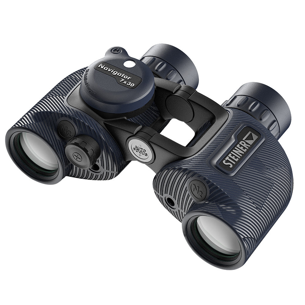 Steiner Navigator 7x30 Open-Hinge Marine Binoculars with Illuminated HD Compass and Sports-Auto-Focus (2341)