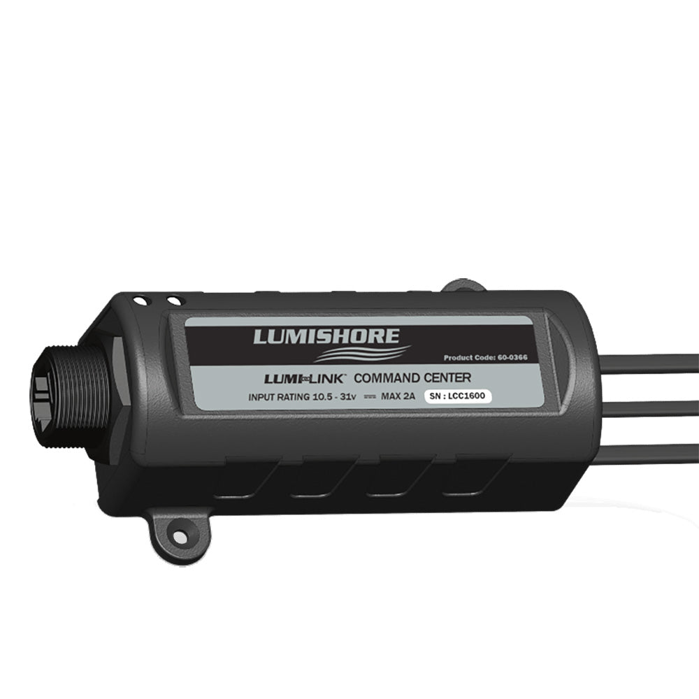 Lumishore EOS-LUX Command Center Marine RGBW Lighting Controller with Wi-Fi, 12/24V (60-0366, 010-04360-00)