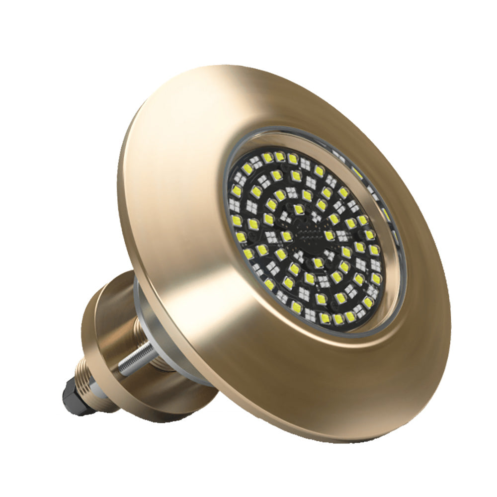 Lumishore THX1604 SUPRA 20,000 Lumen Blue/White 110° Thru-Hull Underwater LED Light with External Driver (60-0548, 010-04519-00)