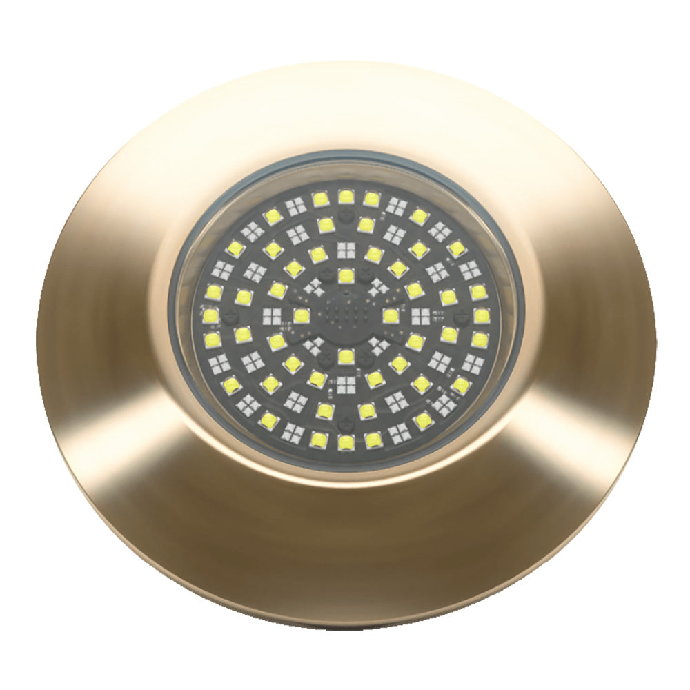 Lumishore THX1604 SUPRA 20,000 Lumen Blue/White 110° Thru-Hull Underwater LED Light with External Driver (60-0548, 010-04519-00)