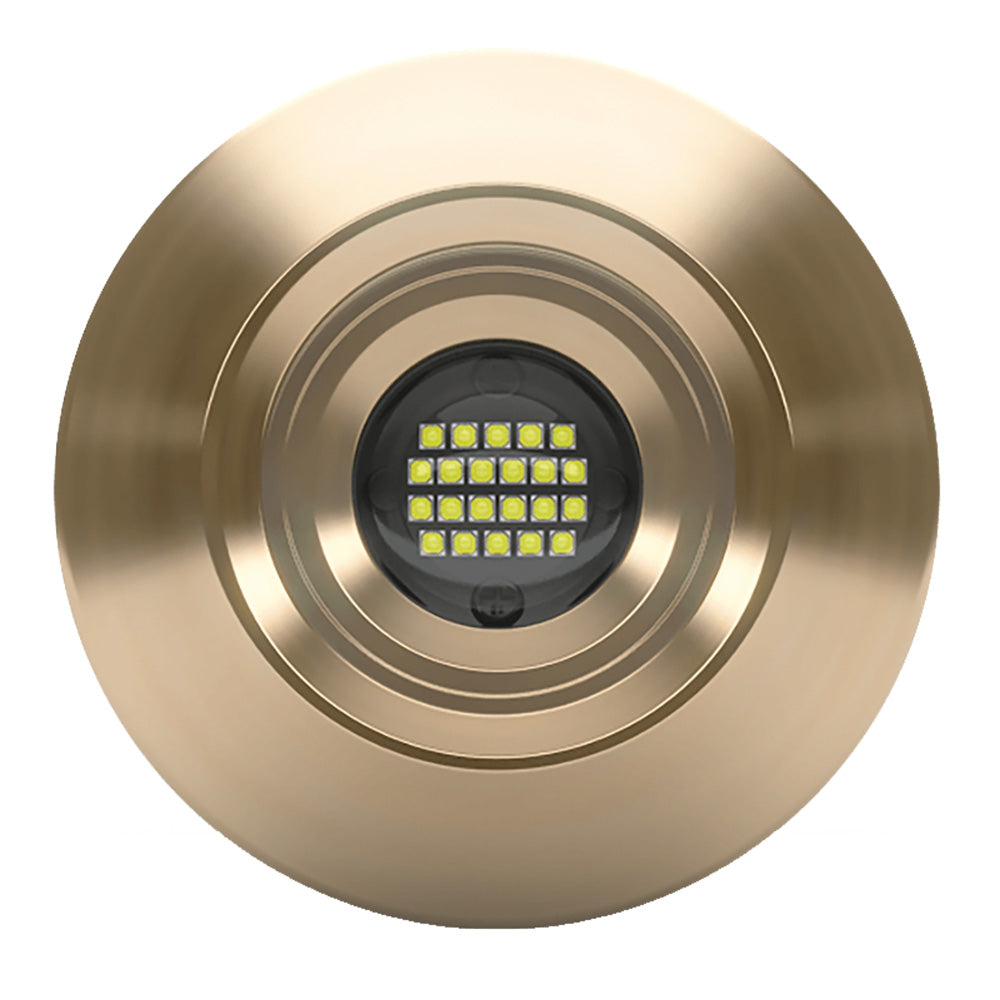 Lumishore TIX204 ORA 5,300 Lumen White 60° Interchangeable Thru-Hull Underwater LED Light (60-0553, 010-04524-00)