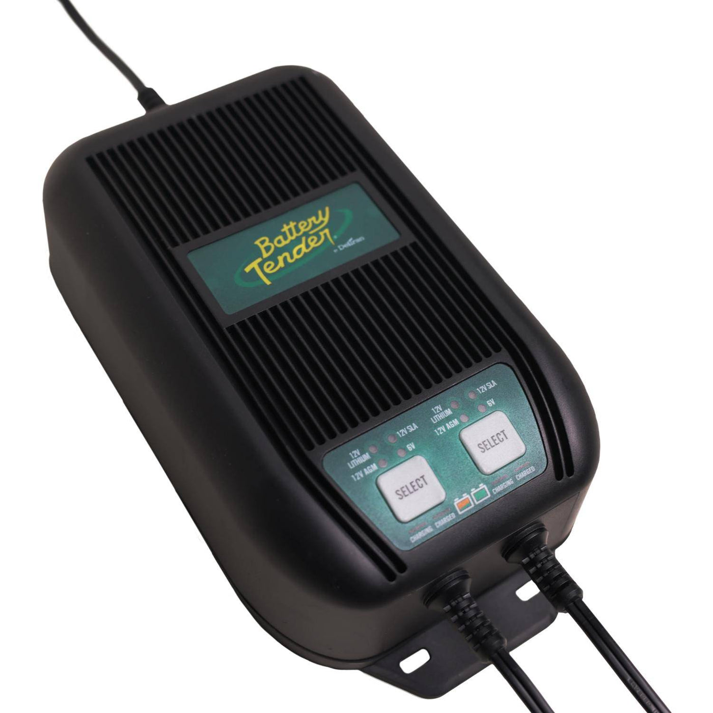 Battery Tender WaveCharge 6 Amp 12V/6V Selectable 2-Bank Marine Battery Charger (022-1002-DL-WH)