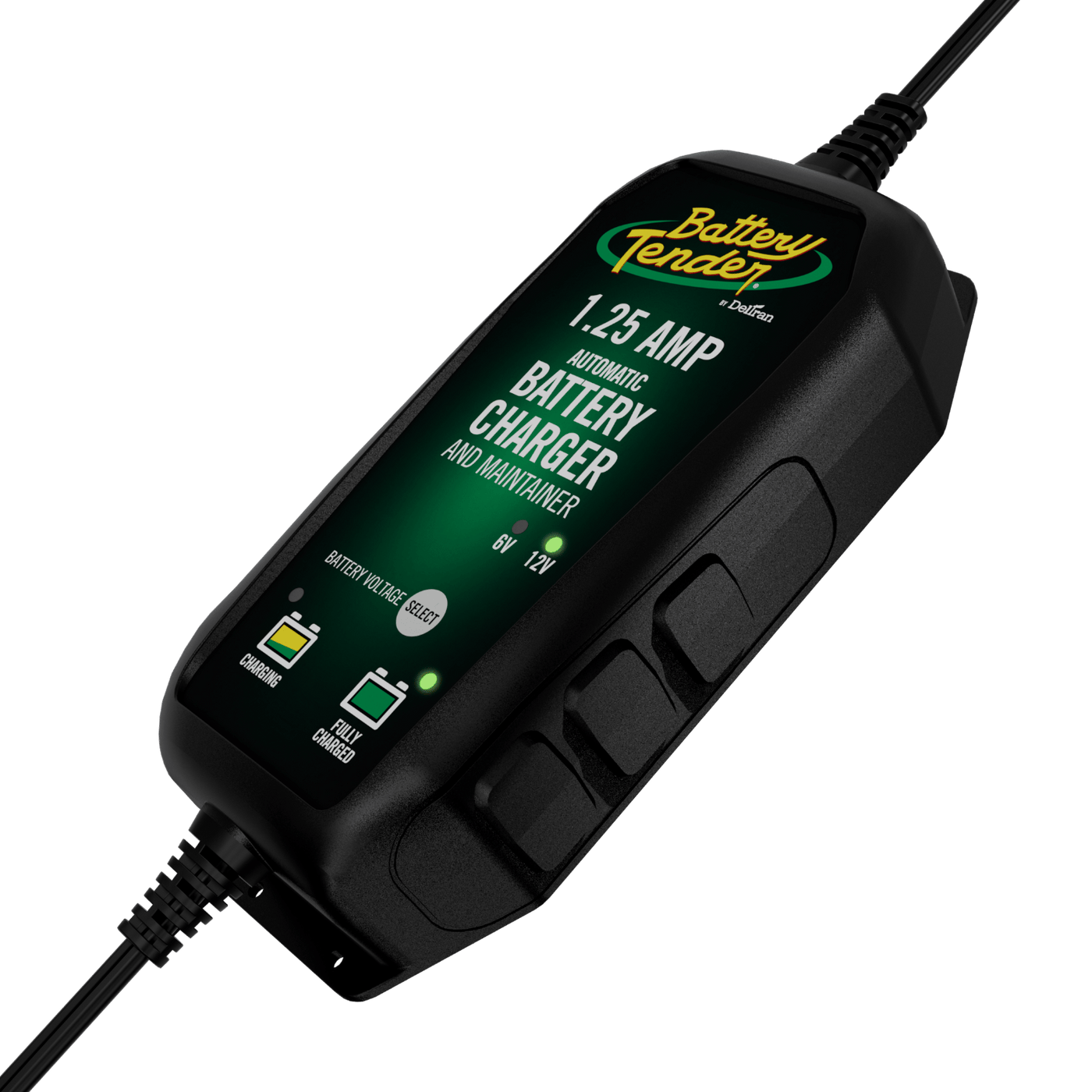 Battery Tender 6V/12V 1.25 Amp Selectable Battery Charger (022-0211-DL-WH)