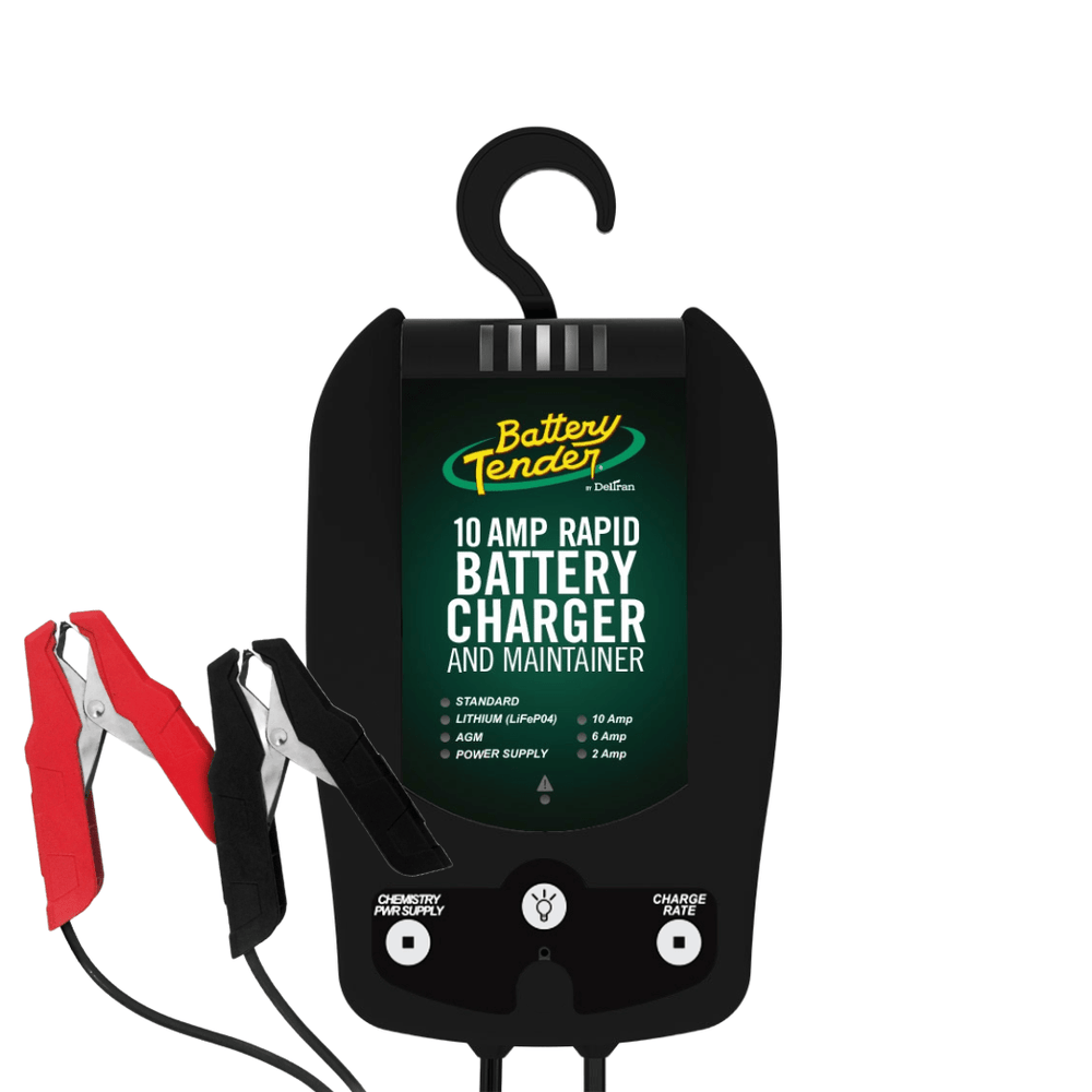 Battery Tender 12V 10/6/2 Amp Selectable Chemistry Battery Charger with Wi-Fi (022-0229-DL-WH)
