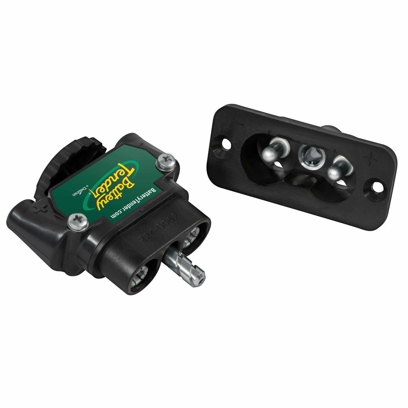 Battery Tender 80 Amp 12V to 24V DC Power Connector Plug and Receptacle Kit (027-0004-KIT)