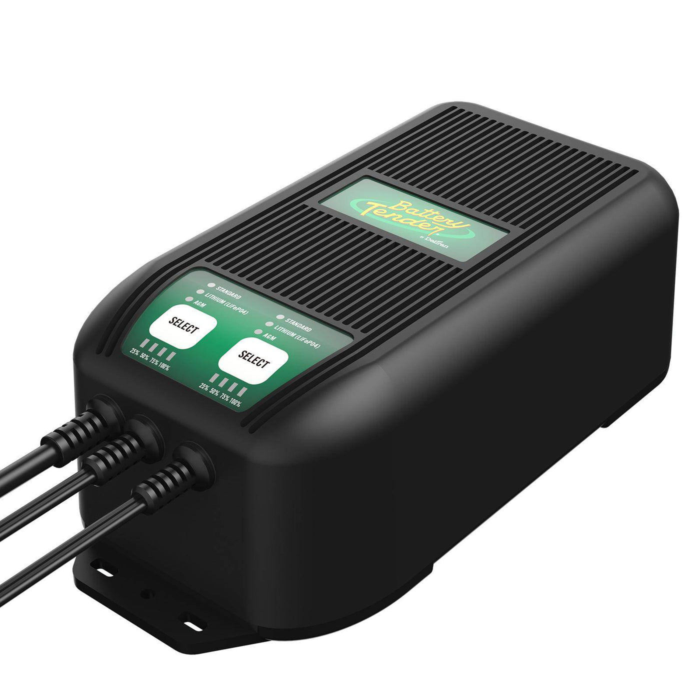 Battery Tender WaveCharge Pro 2-Bank 12V 20 Amp Battery Charger (022-1007-DL-WH)