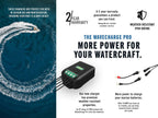 Battery Tender WaveCharge Pro 2-Bank 12V 20 Amp Battery Charger (022-1007-DL-WH)