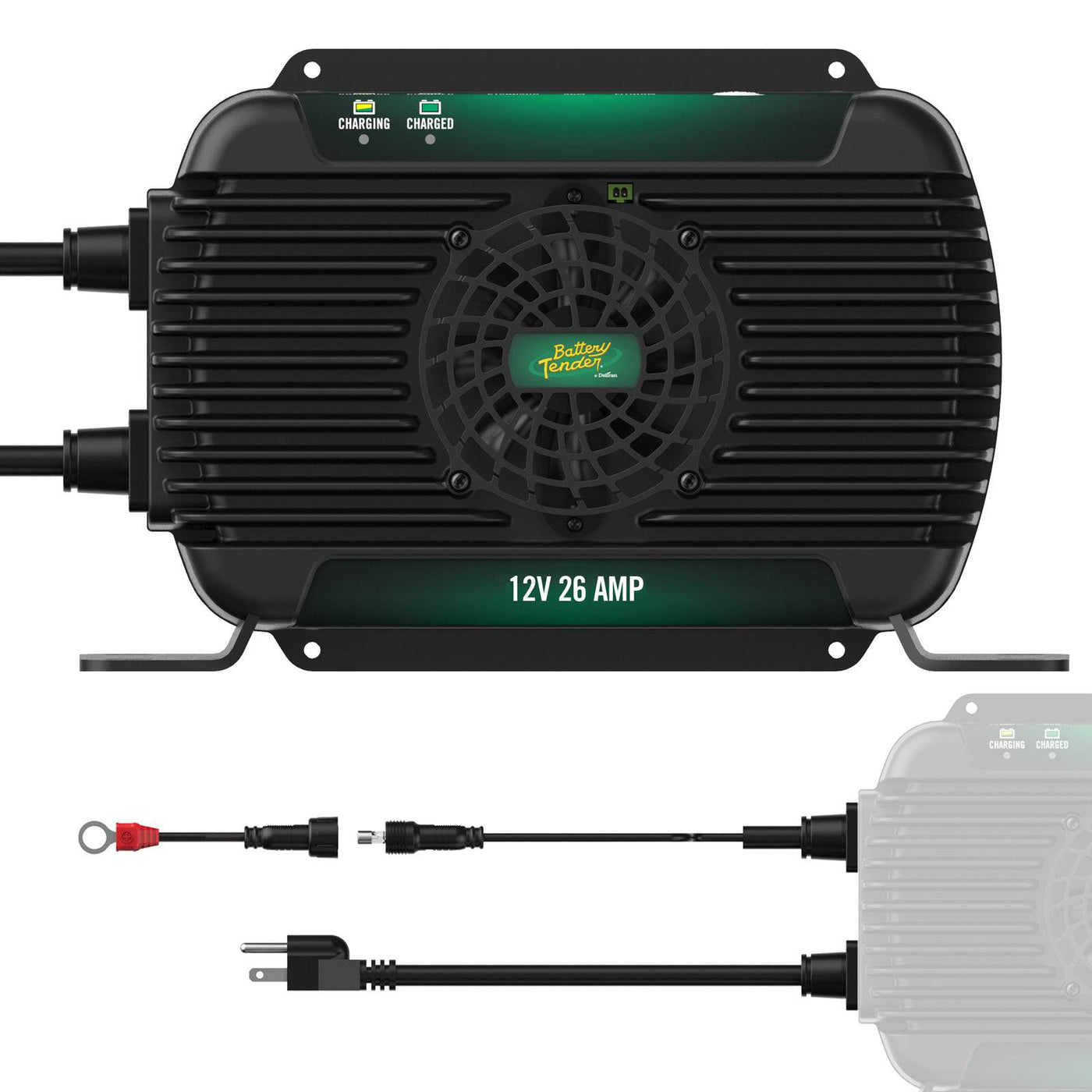 Battery Tender PowerPlus 12V 26  Amp On-Board Lithium Compatible Battery Charger & Maintainer (022-2011-DL-WH)