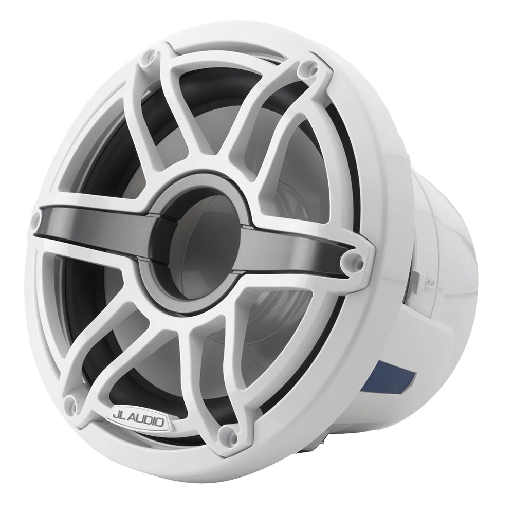 JL Audio M6-8IB-S-GwGw-4 M6 8" 200W RMS 4-Ohm Infinite-Baffle Marine Subwoofer with White Sport Grille (010-03274-00)