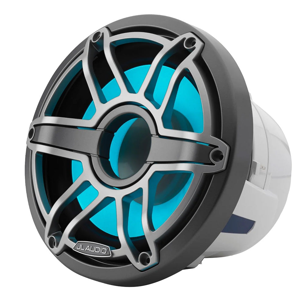 JL Audio M6-8IB-S-GmTi-i-4 M6 8" 200W RMS 4-Ohm Infinite-Baffle Marine Subwoofer with Titanium Sport Grille and RGB LED Lighting (010-03082-00)