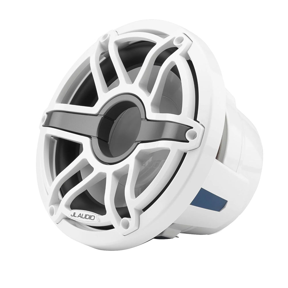 JL Audio M6-10IB-S-GwGw-4 10" 250W RMS Infinite-Baffle Marine Subwoofer, White Sport Grille (010-03084-00)