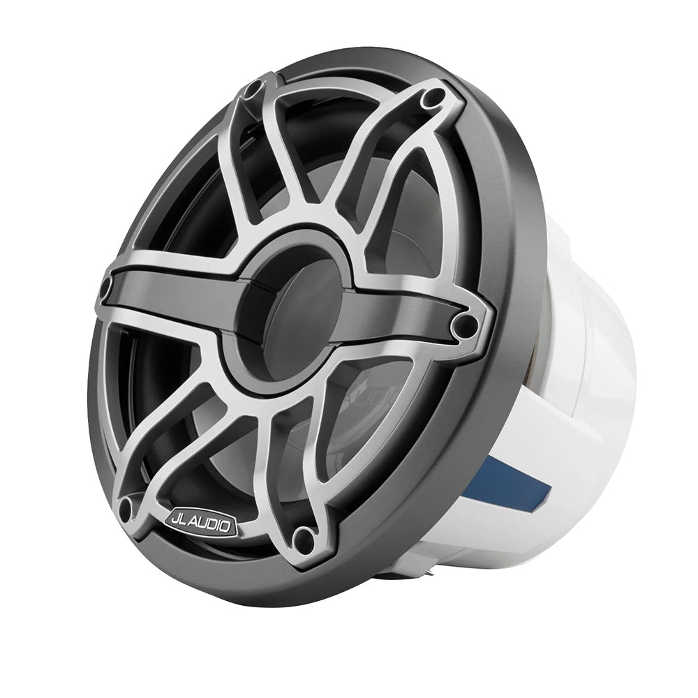 JL Audio M6-10W-S-GmTi-4 10" 250W RMS Enclosure-Optimized Marine Subwoofer, Titanium Sport Grille (010-03490-00)