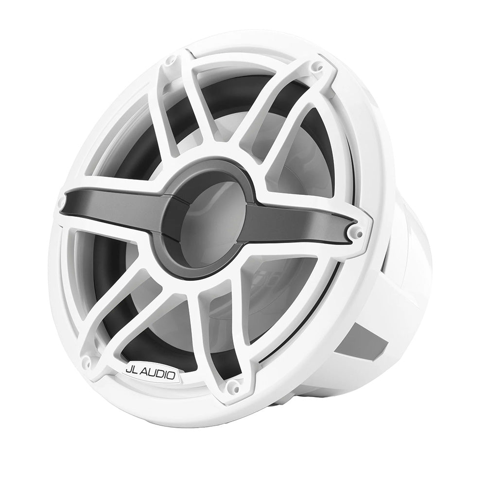 JL Audio M7-12IB-S-GwGw-4 12" 600W RMS Infinite-Baffle Marine Subwoofer, White Sport Grille (010-03286-00)