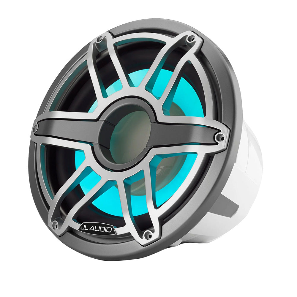 JL Audio M7-12IB-S-GmTi-i-4 12" 600W RMS Infinite-Baffle Marine Subwoofer with RGB LED Lighting, Titanium Sport Grille (010-03289-00)