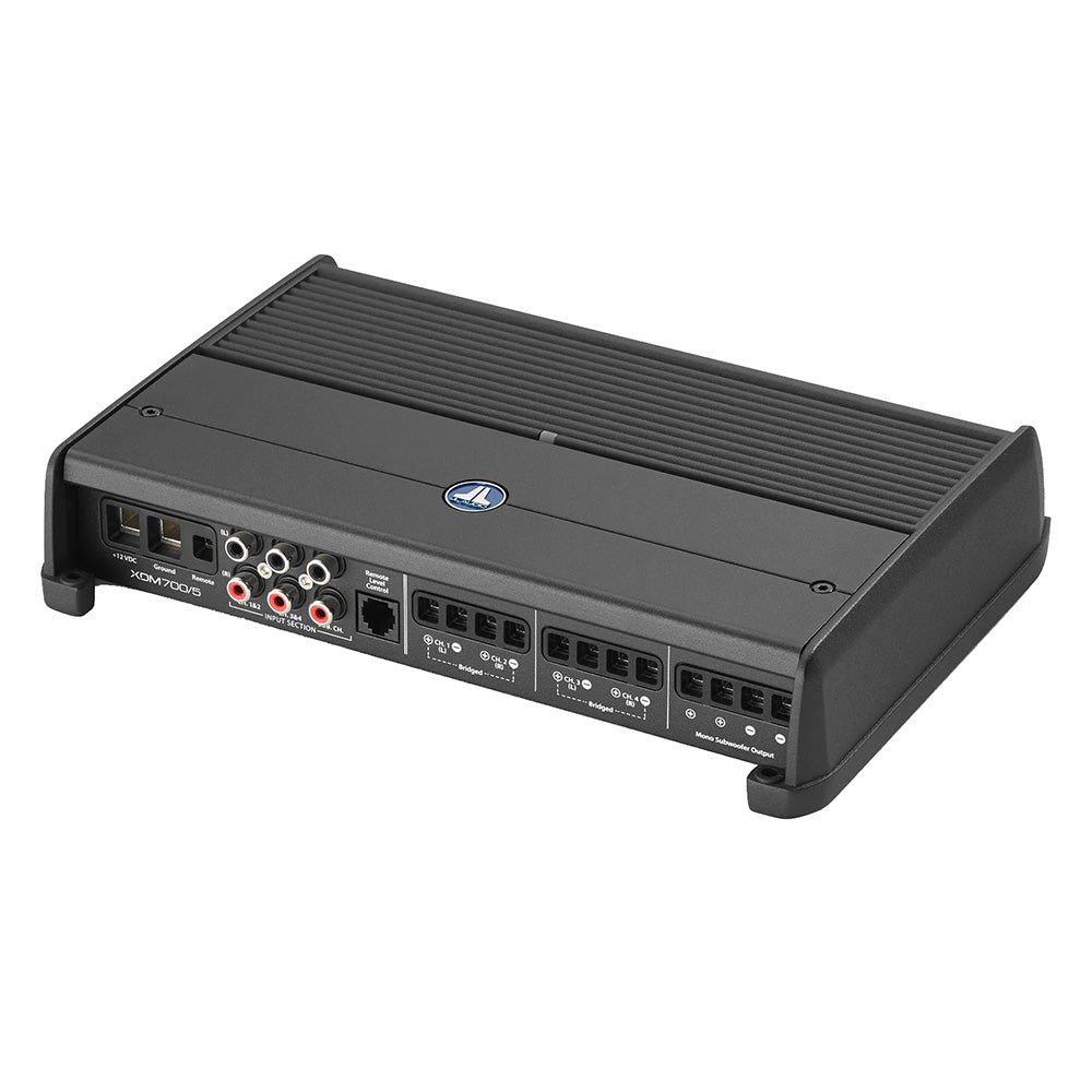 JL Audio XDM700/5 700W RMS 5-Channel Class D Car & Marine Amplifier with Full-Range & Subwoofer Channels (010-03118-00)