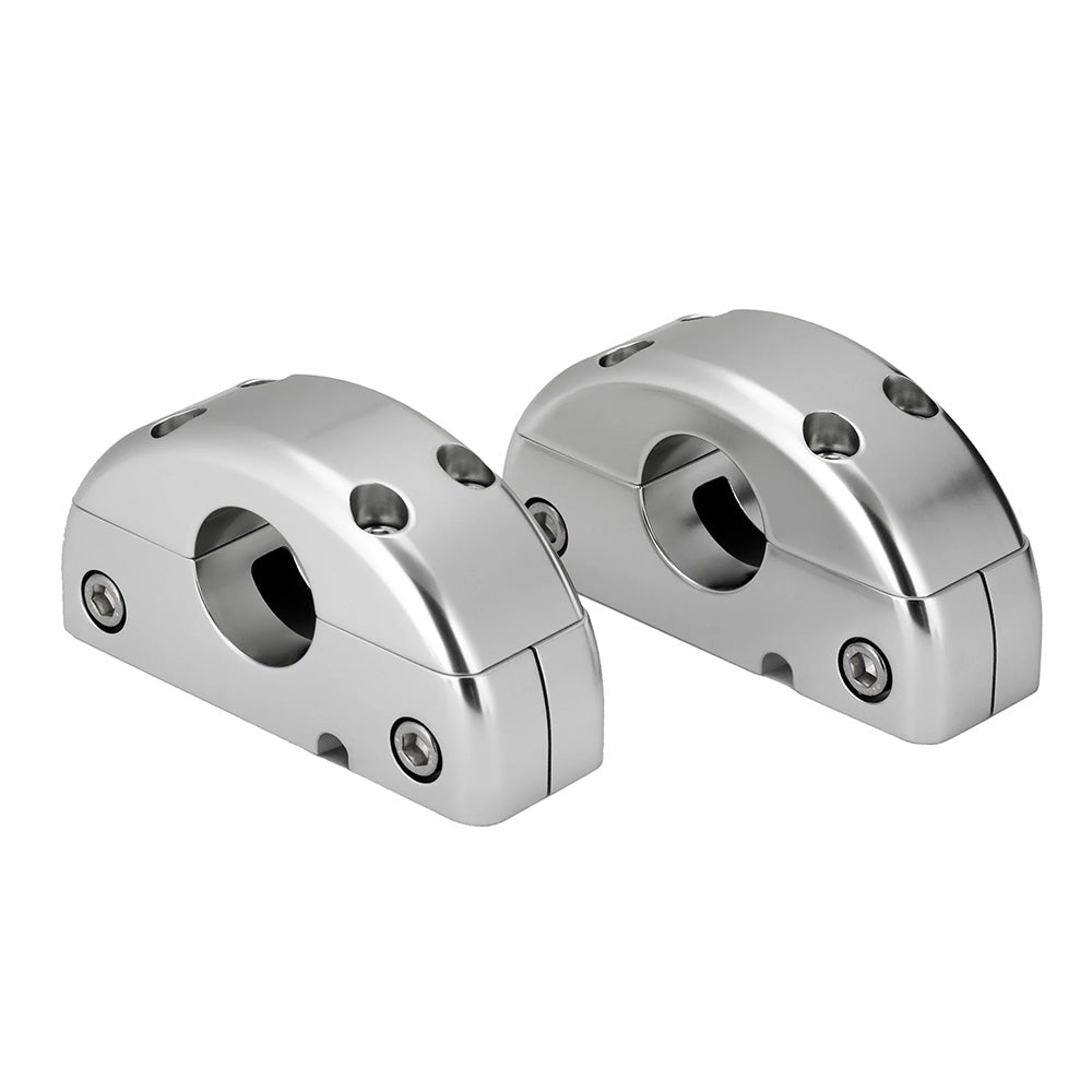 JL Audio M-MCPv3-2.000 Fixed 2.000" Pipe Mounting Clamps for ETXv2/ETXv3 Marine Tower Speakers, Pair (010-13704-00)