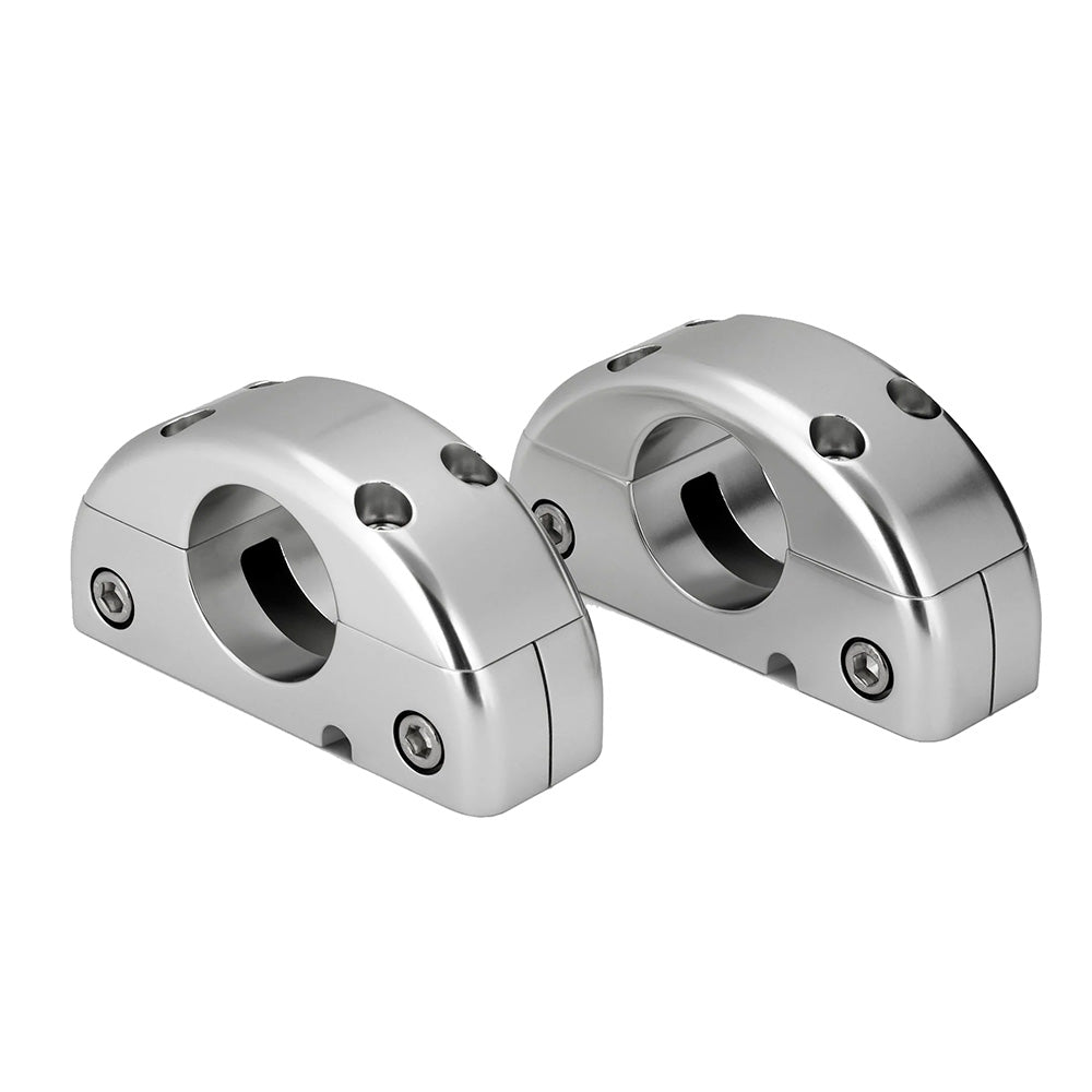 JL Audio M-MCPv3-3.000 Fixed 3.000" Pipe Mounting Clamps for ETXv2/ETXv3 Marine Tower Speakers, Pair (010-13712-00)