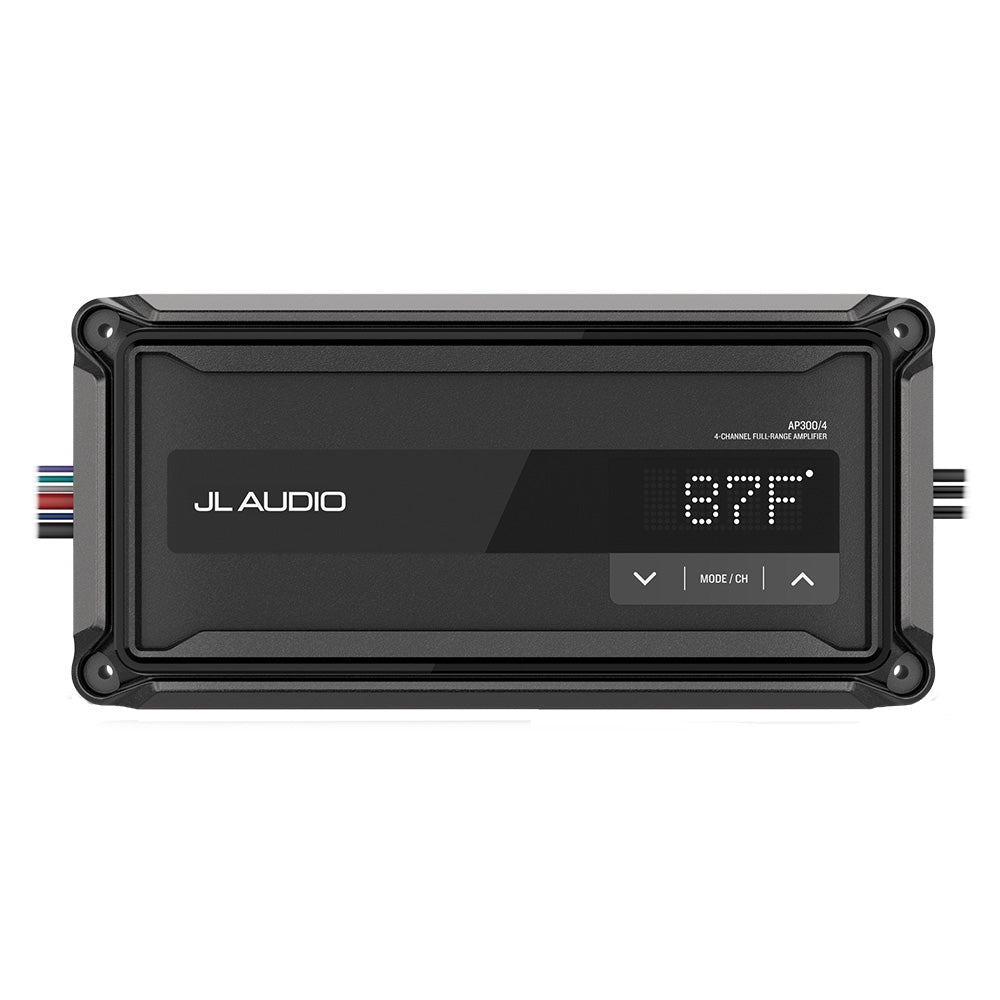 JL Audio AP300/4 300W RMS 4-Channel Full-Range Class D IP67 Marine Amplifier (010-03429-00)