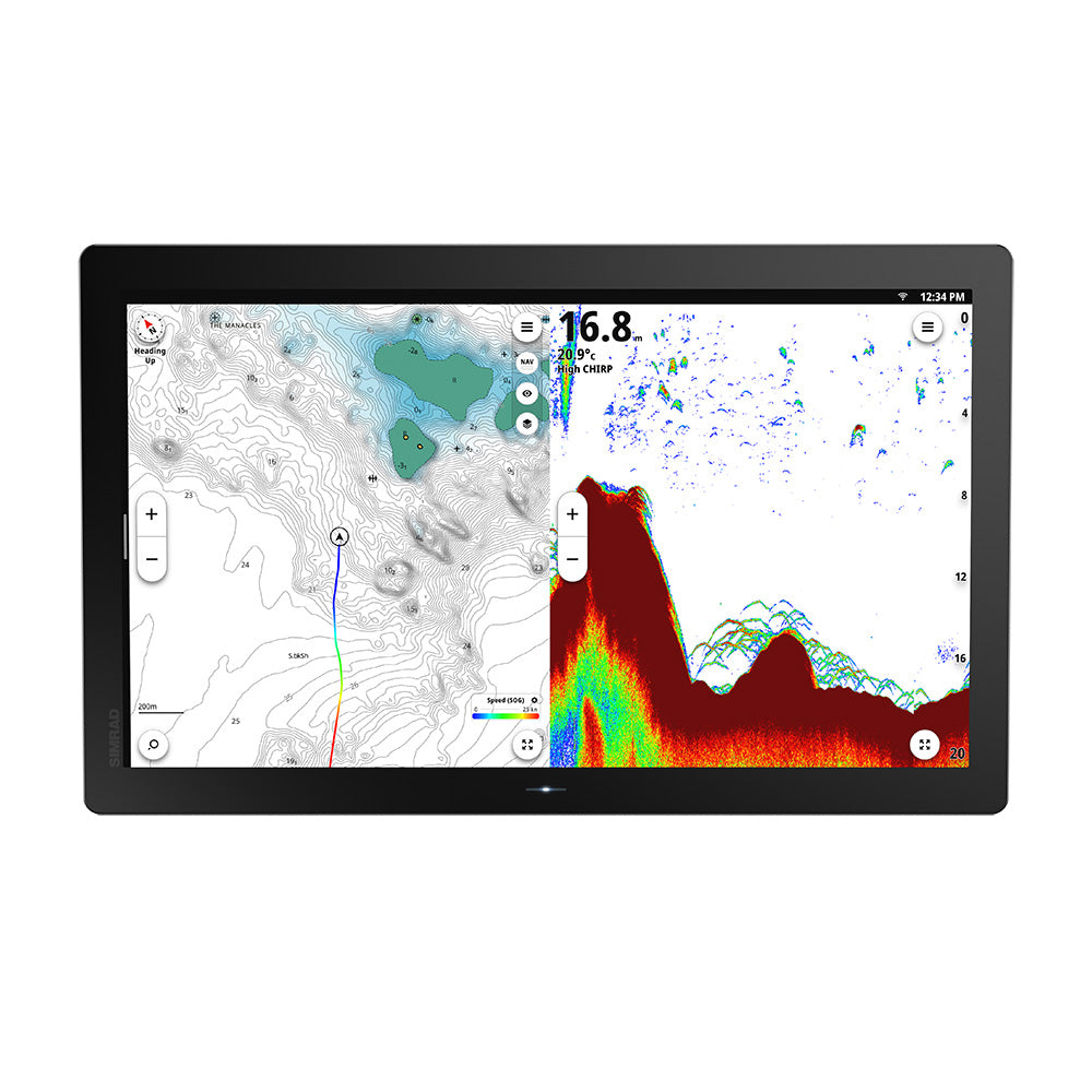 Simrad NSO 4 22" MFD with C-MAP Discover X North America Chart (000-16560-001)