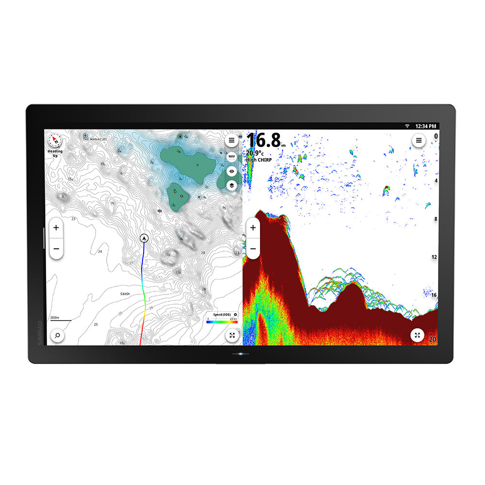Simrad NSO 4 24" MFD with C-MAP Discover X North America Chart (000-16561-001)