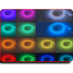 PLASHLIGHTS 12v RGBW Color Changing Waterproof Flexible Light Strip - Ip68 - 16' | FLS-RGBW-68-16FT