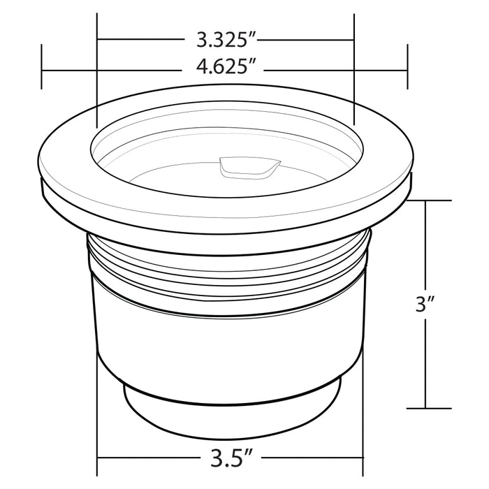 PLASHLIGHTS Stainless Steel Illuminated Cup Holder - RGB | PL-CH-457-RGB-SS