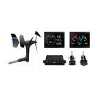 Garmin GMI 40 43mm Wired Sail Pack with 2 GMI 40 Marine Instruments, gWind Wired, and GDT 43/GST 43 Transducers (010-03411-40)