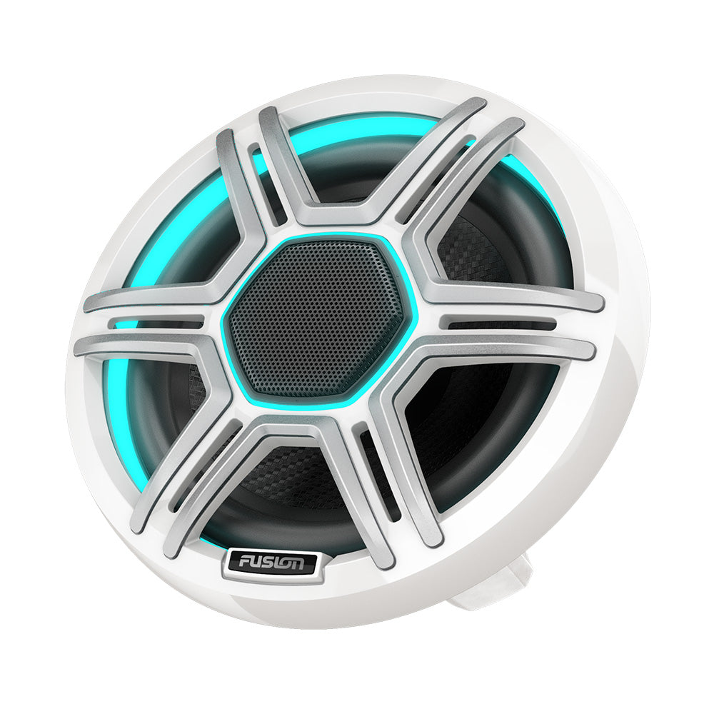 Fusion AP-FL65SPW Apollo 6.5" Marine Speakers with CRGBW LED Lighting, Sports White, Pair (010-02918-01)