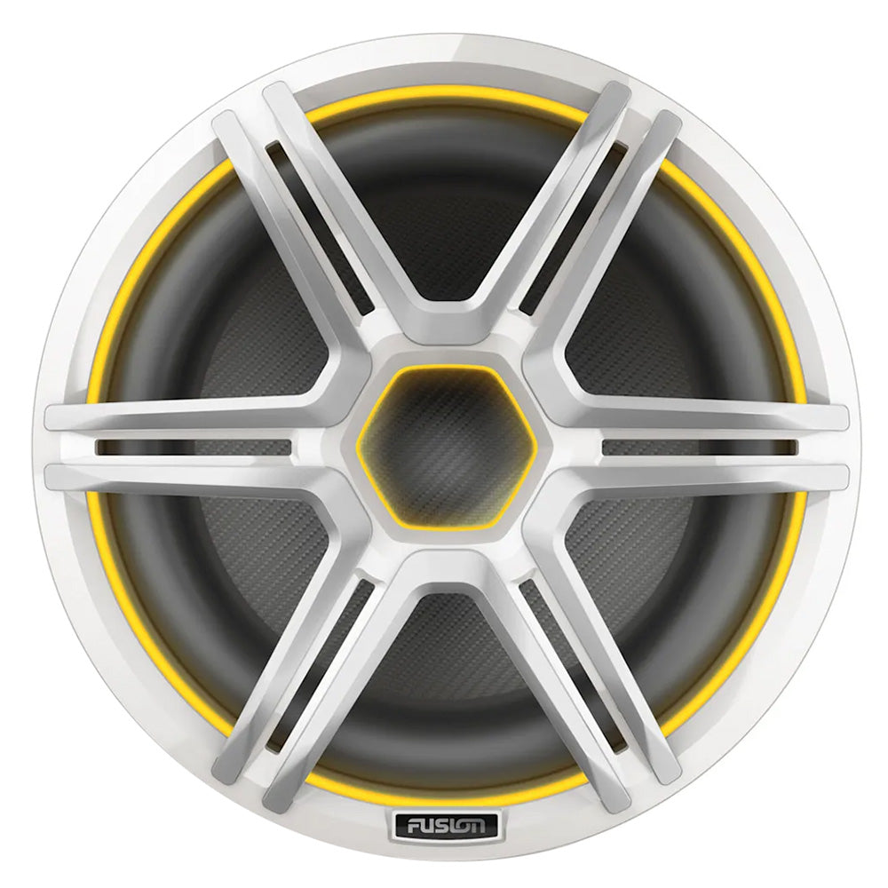 Fusion AP-SL12SPW Apollo 12" Marine Subwoofer with CRGBW LED Lighting, Sports White (010-02918-51)
