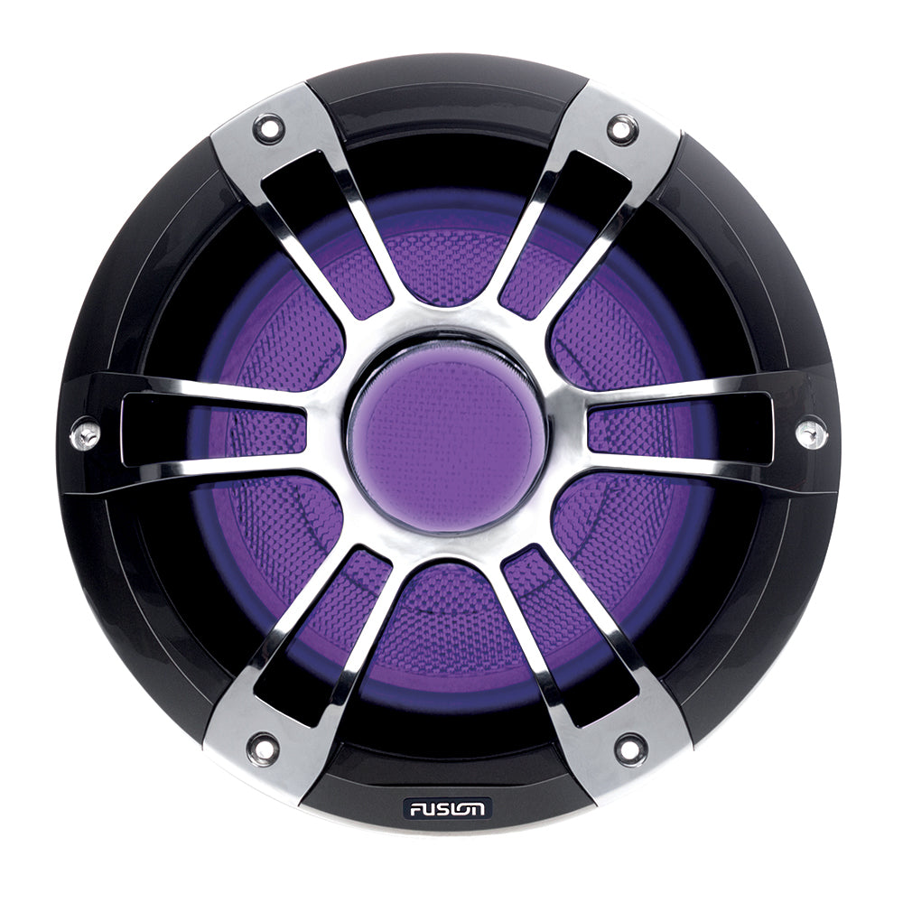 Fusion SG-SL122SPC Signature Series 3 12" 1400W Marine Subwoofer with CRGBW LED Lighting, Sports Chrome (010-02436-11)