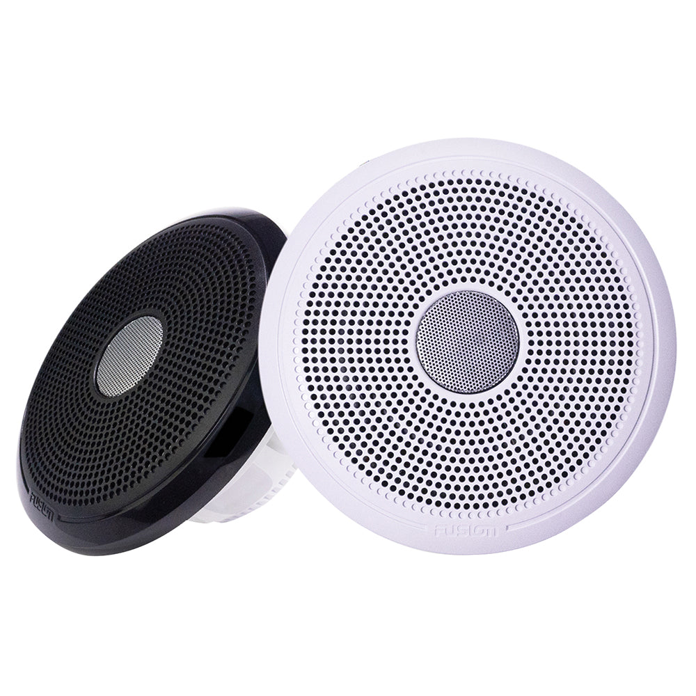 Fusion XS-F40CWB XS Series 4" 120W Classic Marine Speakers, White/Black Grilles, Pair (010-02199-00)