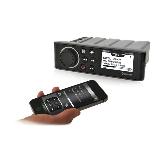 Fusion MS-RA70 Marine Stereo with Bluetooth, AM/FM, 4 x 50W Peak (010-01516-01)