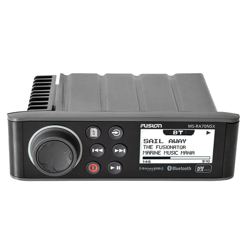 Fusion MS-RA70NSX Marine Stereo with Bluetooth, SiriusXM Ready, 200W Peak (010-01516-30)