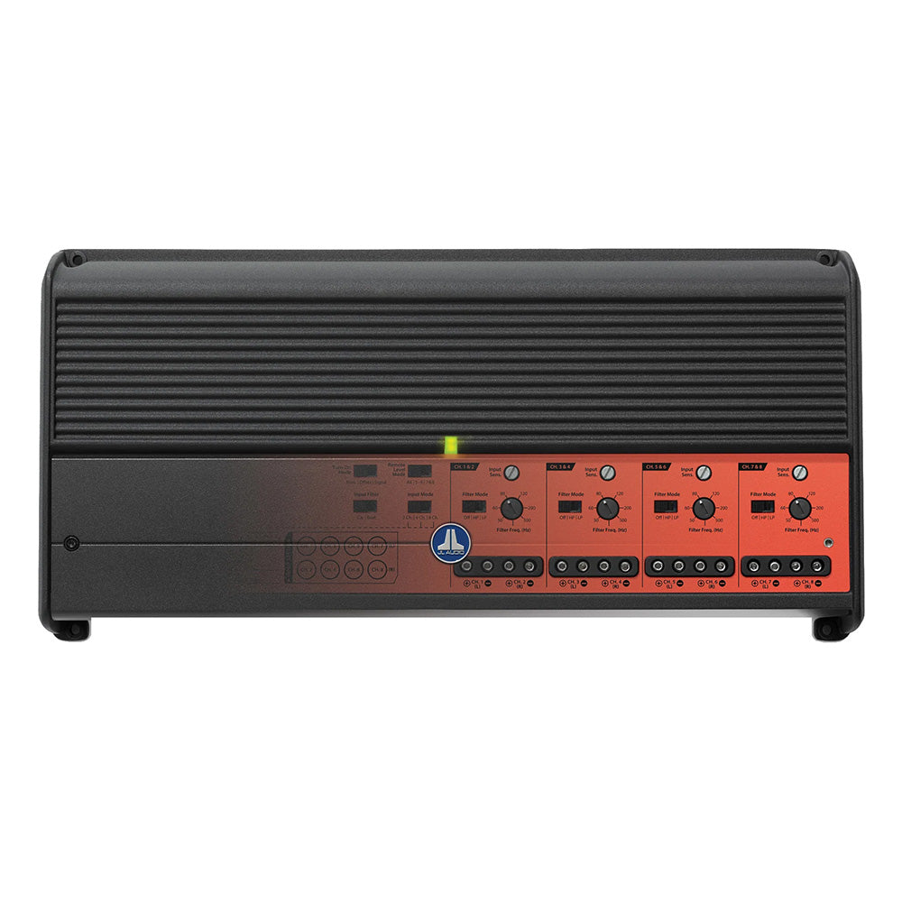 JL Audio XDM800/8-24V 800W RMS 8-Channel Full-Range Class D Car & Marine Amplifier for 24V Systems (010-03344-00)