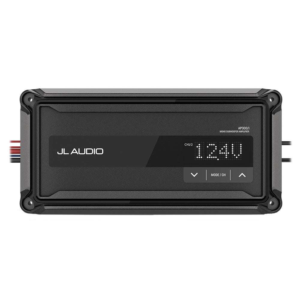 JL Audio AP300/1 300W RMS Class D Monoblock Marine Subwoofer Amplifier, Ignition-Protected, IP67 (010-03428-00)