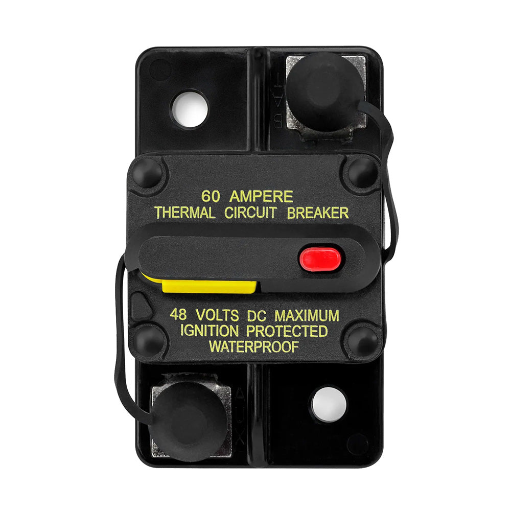 JL Audio XMD-MCB-60 Ignition-Protected Resettable 60A Waterproof Marine Circuit Breaker (010-13684-00)
