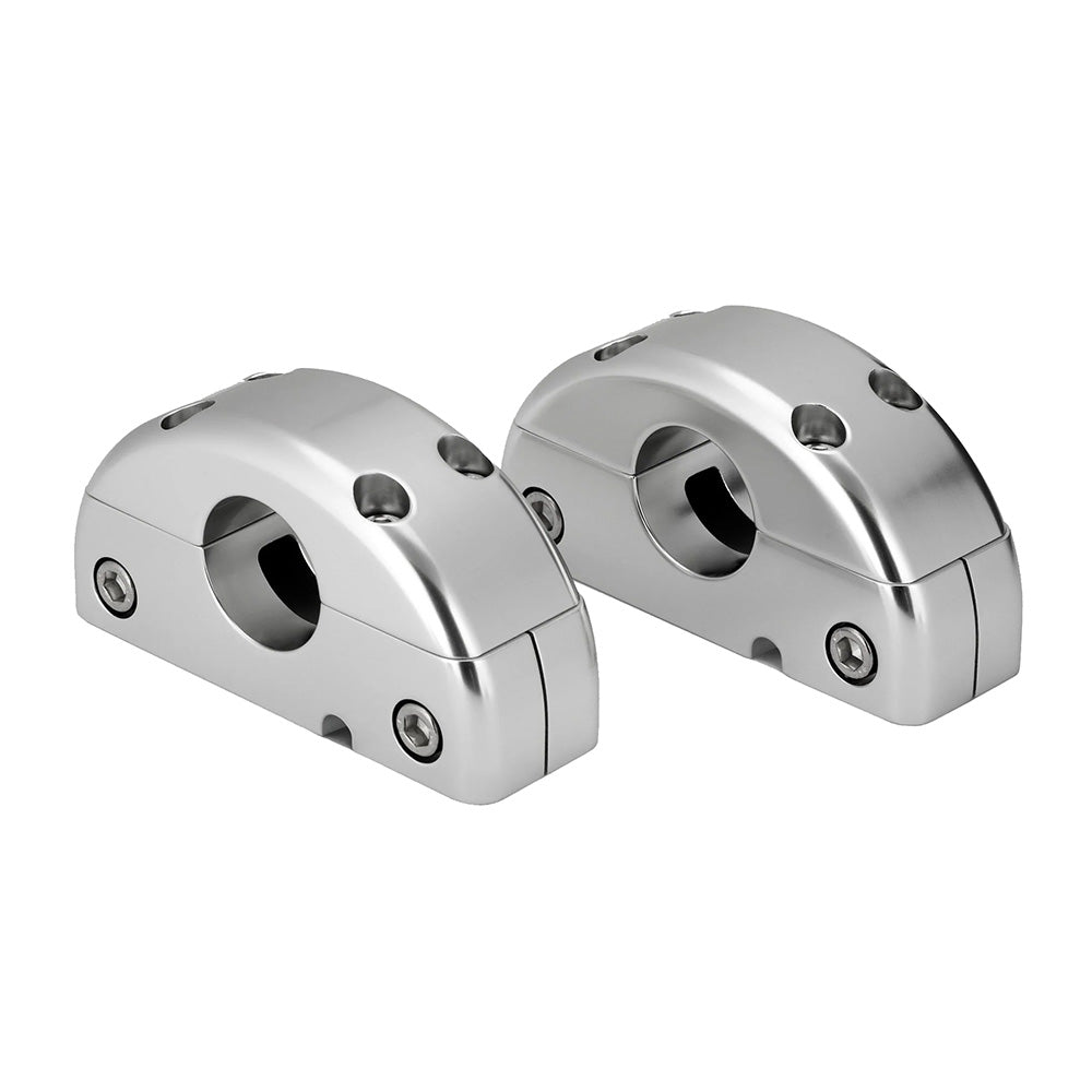 JL Audio M-MCPv3-1.660 Fixed 1.660" Pipe Mounting Clamps for ETXv2/ETXv3 Marine Tower Speakers, Pair (010-13702-00)