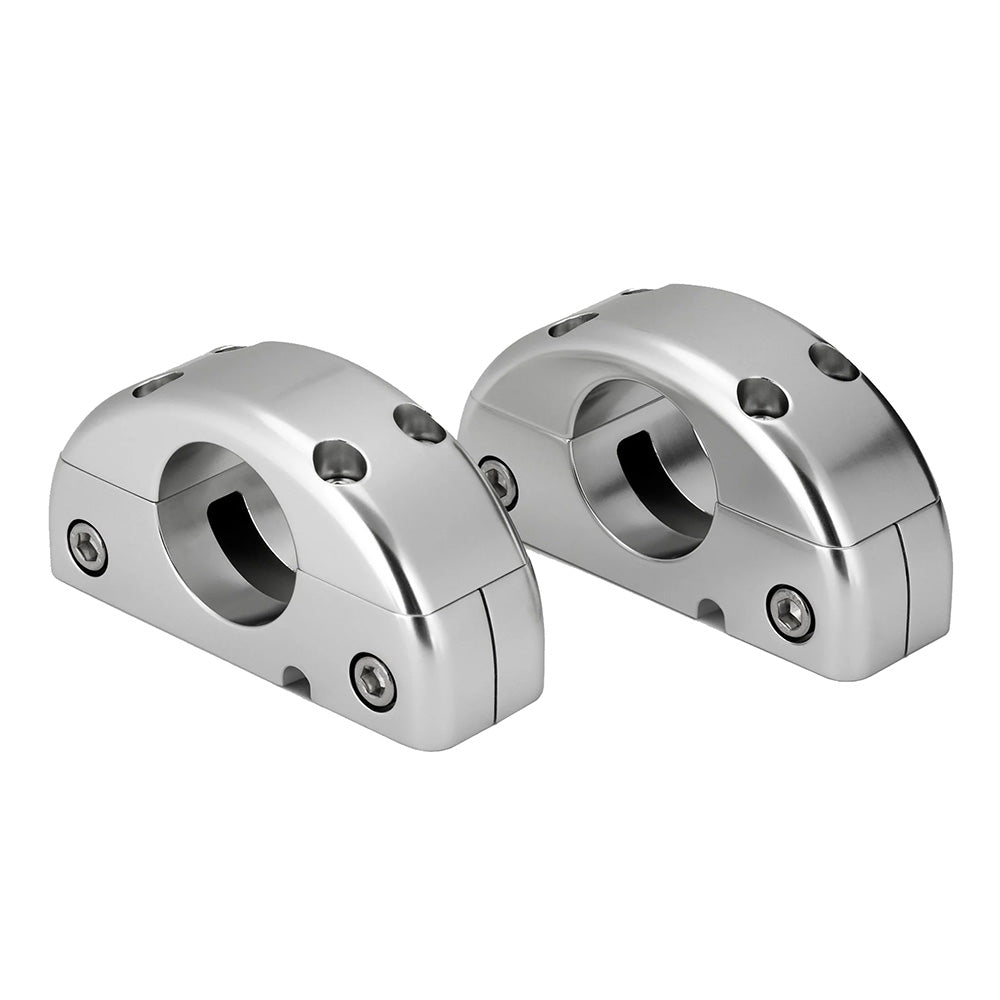 JL Audio M-MCPv3-2.500 Fixed 2.500" Pipe Mounting Clamps for ETXv2/ETXv3 Marine Tower Speakers, Pair (010-13707-00)