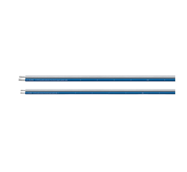 JL Audio XC-BCSC12-25 Blue/Clear 12 AWG Parallel-Conductor Speaker Cable, 25 ft (010-13730-00)