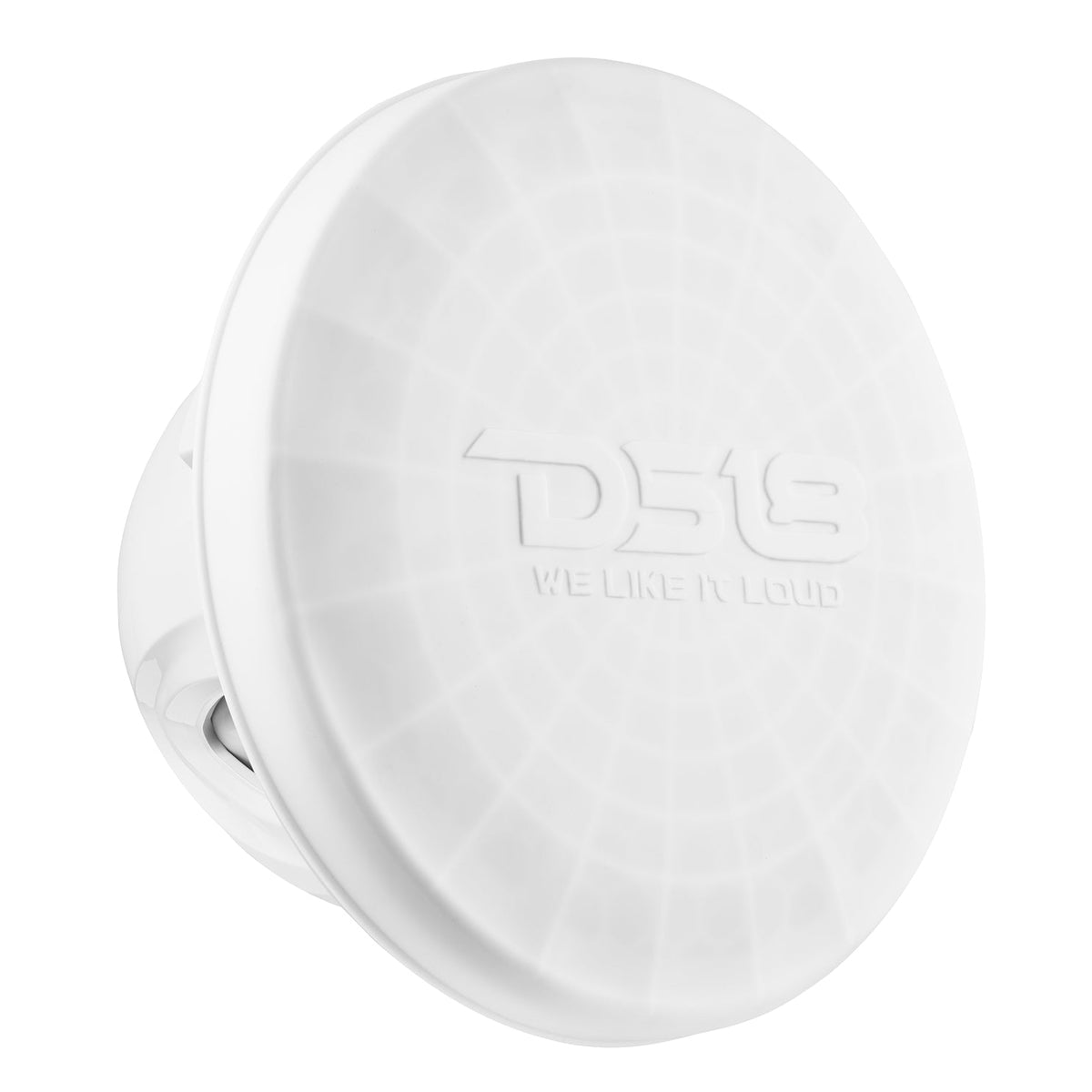 DS18 NXL-12SUB/WH HYDRO 12" 350W RMS 4-Ohm Marine Subwoofer with RGB LED Lighting, White