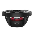 DS18 NXL-8M/BK HYDRO 8" 125W RMS 4-Ohm 2-Way Marine Coaxial Speakers with RGB LED Lighting, Black Metal-Mesh Grilles, Pair