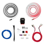 DS18 MOFCKIT4 HYDRO 4 AWG Marine-Grade Tinned OFC Amplifier Wiring Kit, White