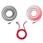DS18 MOFCKIT4 HYDRO 4 AWG Marine-Grade Tinned OFC Amplifier Wiring Kit, White